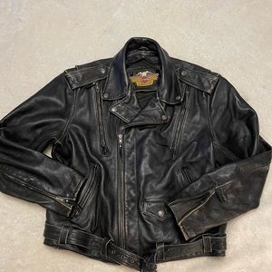 Vintage Harley Davidson Leather Jacket